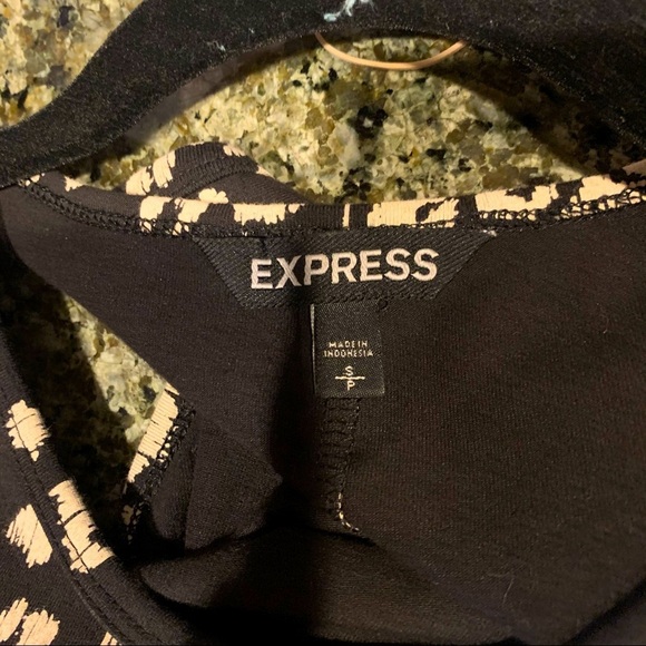 Black and White Cheetah Print Racerback Midi Dress 🖤 - Picture 5 of 10